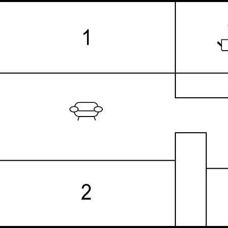 דירה Two-bedroom In